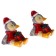 Miniature Puppet "New Year's Penguin", set of 2 pcs., Size 1 pc. - 3 × 3.5 × 3 cm
