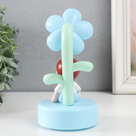Souvenir Polystone Light "Baby/Baby at the Flower" MIX 14.5*8*8cm-3