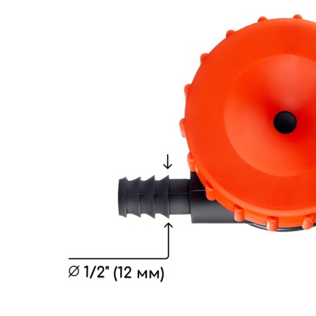 Distant sprayer, fitting under the hose 1/2 "(12 mm), plastic," beetle "-3