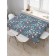 Tables on the table "Flower Field", rectangular, Saten, size 120x145 cm