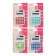 Pocket calculator with colored buttons, 8 - discharge, mix