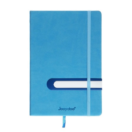 The diary is undathed, PVC cover, A5 format, 140 sheets, cage, elastic band with a handle, mix-1
