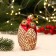 Christmas tree toy "owl" manual painting, 11 cm,
