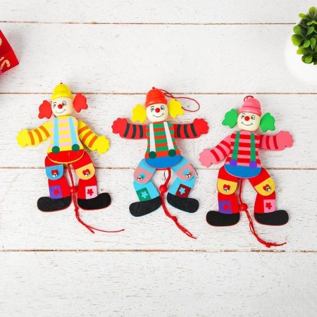 Souvenir-dodgunchik "Clown in a colored shirt", Mix color