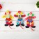 Souvenir-dodgunchik "Clown in a colored shirt", Mix color