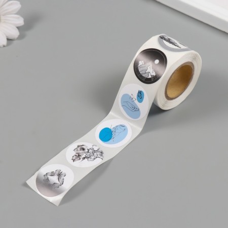 Stick Paper "Nature" d = 2.5 cm 252 pcs in the roll-4
