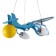 Airpower "1x40W E27+2XE14 40W Blue 52x57x68 cm Bayerlux