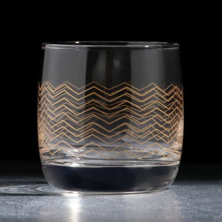 Golden Geometry glass, 310 ml-1