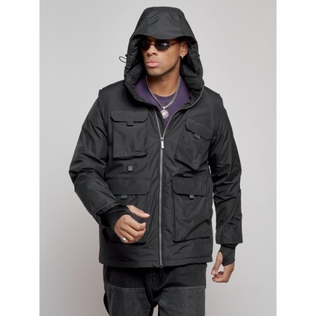 Luy jacket transformer male winter, size 56, black color-32