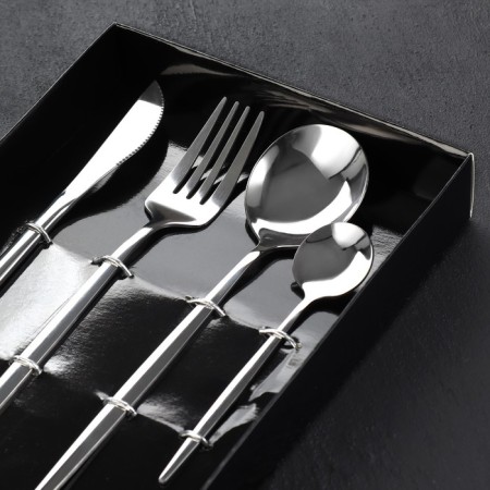 Set of cutlery "Live with taste", 4 items-3