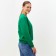 Female sweatshirt, bright green color, size 44