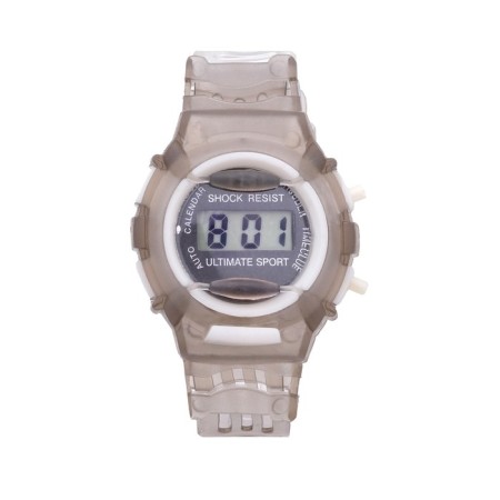 Watch of Electronic Baby, silicone strap, gray