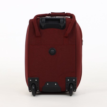 Small 37 l (s) suitcase with a Sacvoyage bag, lightning department, with extension, purple color-3