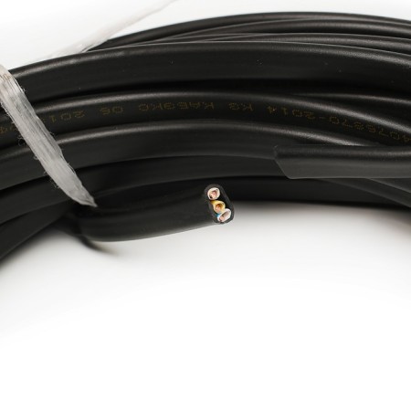 Cable "Kabex", VVG-PGNG (A), 3x2.5 mm2, 20 m, flat, GOST-1