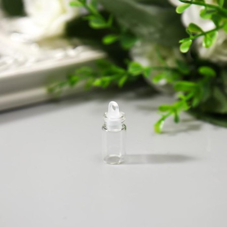 Decor for creativity Glass "A bottle with a cork" 2.2x1.1x1.1 cm