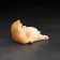 Souvenir "Lazy cat" 4x4x7 cm, porcelain color mix