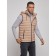 Warmed male vest, size 48, color light brown
