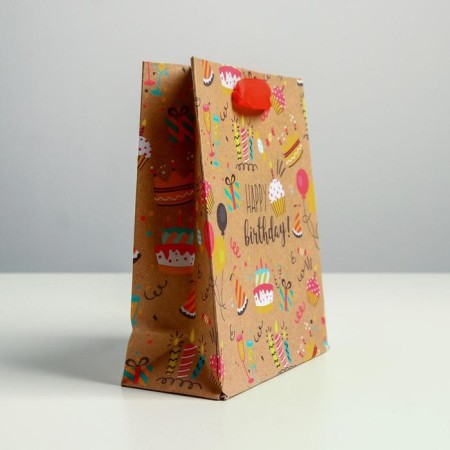Gift Crafts Vertical, Packaging, Happy Birthday, S 12 x 15 x 5.5 cm-1