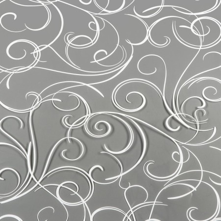 Flower film "Serpentine" white 0.7 x 8.2 m, 40 mkm-2