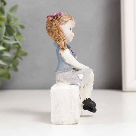 Souvenir Polystone "Baby on the suitcase" MIX 10.5x5x6 cm-2