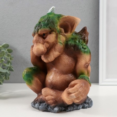 Figure "Stone troll Roden" 22.5 x 16 x 17 cm.-4