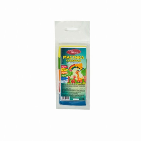 Sugar mastic "Fansi", 5 colors, 100 g-1