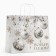 Gift package "New Year's balls", white craft, 32 x 28 x 15 cm, New Year