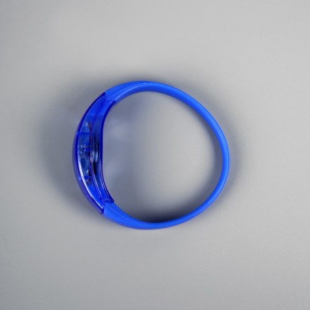 Blue LED bracelet, CR2016x2 batteries, glow blue-3
