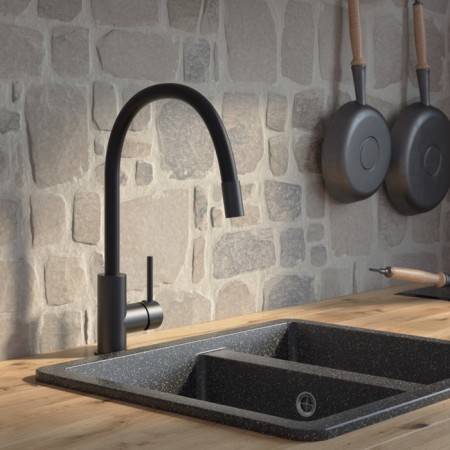 Mixer for the kitchen IDDIS Kitchen 360 K36blj0i05, black matte-7