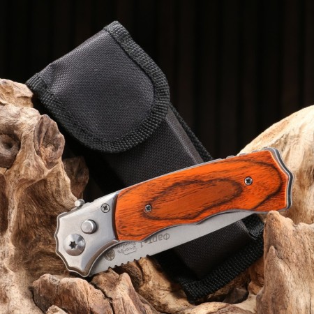 Automatic knife, folding "fart" steel - 420, handle - bakelite, 20 cm-2