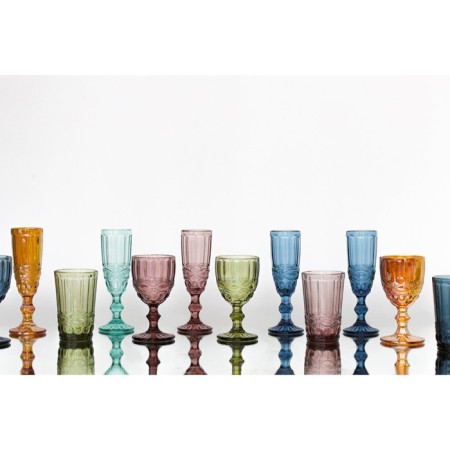 Magistro glass glass "La-Channel", 250 ml, 8 × 15.5 cm, blue color-11