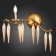Sconces st. SL1653.201.01. Siena. 1x40 W, E14, 48x38 cm, golden color