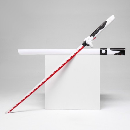 Souvenir weapon "Katana Genji" 101 cm, white, polystyrene foam