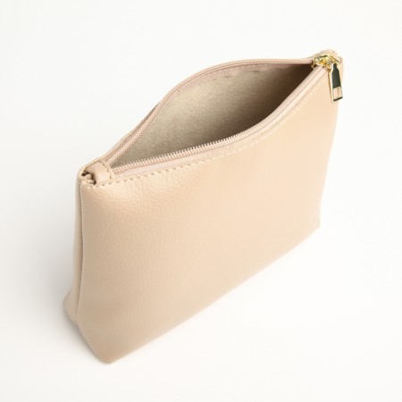 Women's bag on the magnet Textura, medium size, cosmetic bag, milk color-7