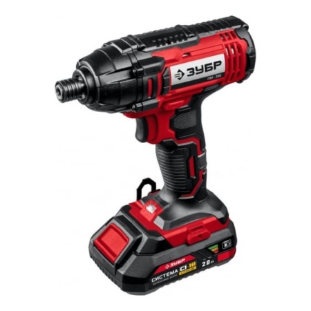 Pintovert shock bison, battery, 18 V, 1/4 ", 2800 rpm, 3600 beats/min, 2x2 ah, 250 nm