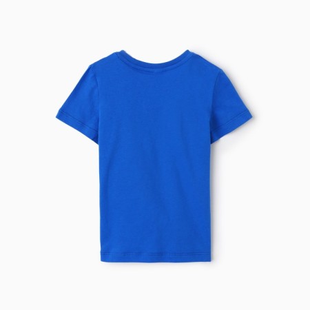 T -shirt for a boy, blue color, height 146 cm-3
