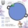 Ice -cat -cat, d = 60 cm, thickness 4 cm, color mix