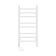 Room electrician Laris lavender Cheka, 300x700 mm, 8 crossbars, left, white
