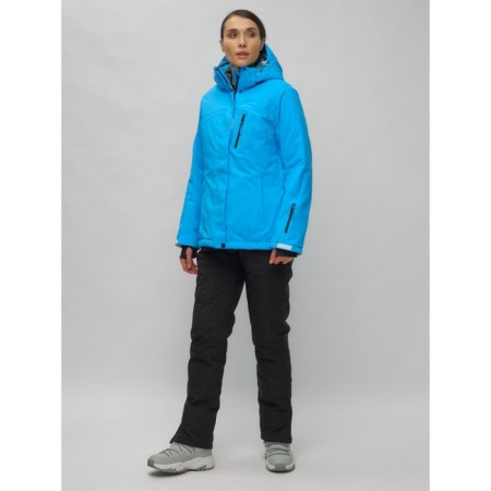 Ski suit female, size 42, blue color-1
