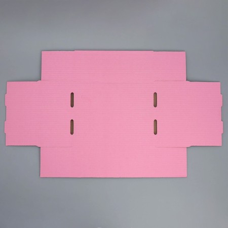 Box a gift team with a window, packaging, “pink” 27x10x21 cm-5