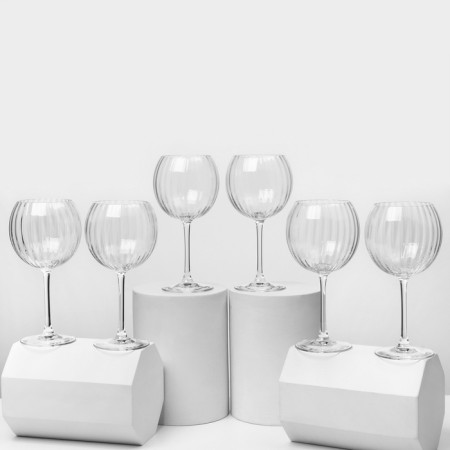 A set of glasses for Symétrie, 580 ml, crystal glass, 6 pcs