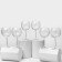 A set of glasses for Symétrie, 580 ml, crystal glass, 6 pcs