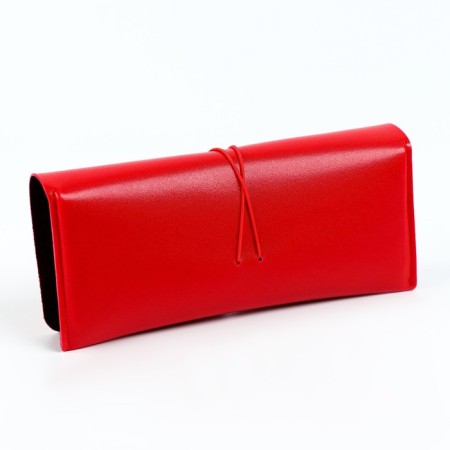 Set for glasses: case, cover, napkin, red-1