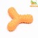 Brying toy for dogs from latex "Boomerang", 12 cm, yellow