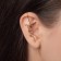 Earring "Kaff" Love, Color Gold