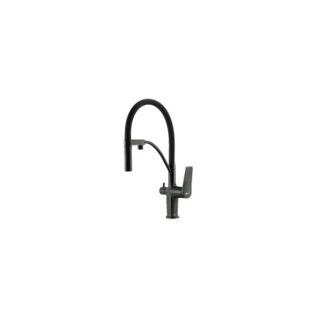 LEMARK Bronx LM3761BL kitchen mixer, single -leaf, with output for drinking water, black 90765-5