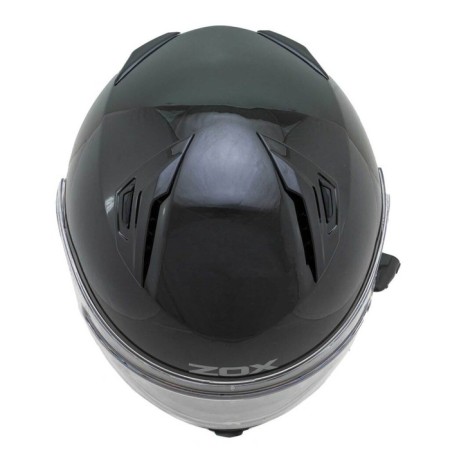 Snowmobile helmet Zox Condor, glass with electric heating, gloss, size XL, black-7