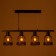 Lamp "Henry" 4he27 40W Black 78x14.5x23-123 cm