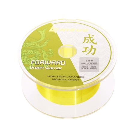 Nisus Forward Warrior fishing line, diameter 0.309 mm, test 7.55 kg, 150 m, green