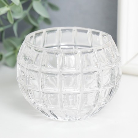 Glass "Bogok" D-4.5 cm transparent 7.5x7.5x6 cm-1
